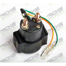 Rick's Motorsports Electrics Universal Starter Solenoid Switch for Honda CB400F '13-18, Goldwing '78-20